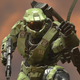 Master Chief uses a grappleshot while carrying a skewer in Halo Infinite.